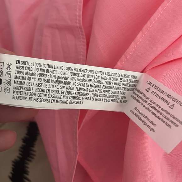 English Factory poplin corsage top, size M, new - Picture 6 of 8